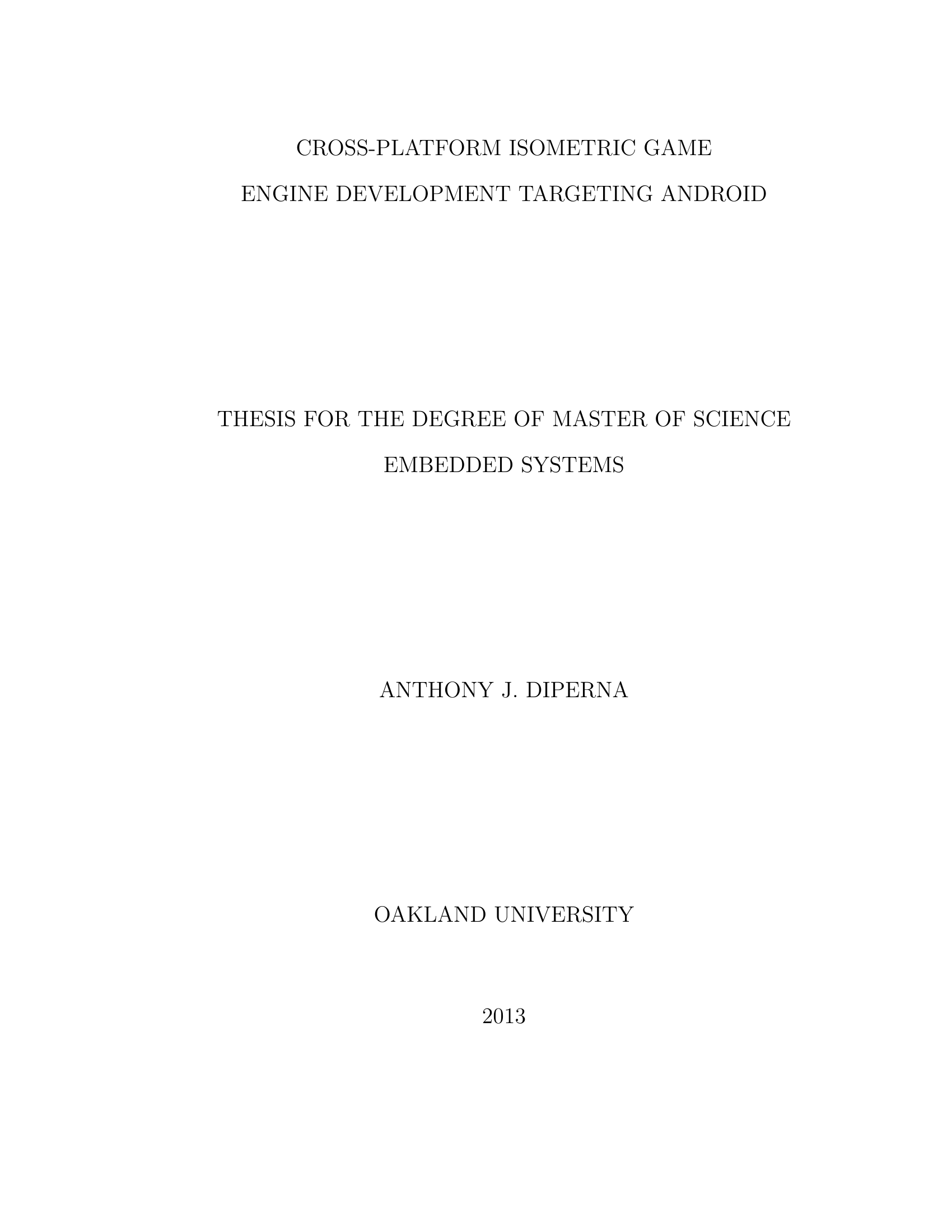 The thesis title page